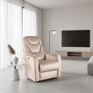 Signal Kreslo KRONOS VELVET | tmavobéžová vyobraziť