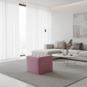 Signal Taburetka LORI VELVET | ružová vyobraziť