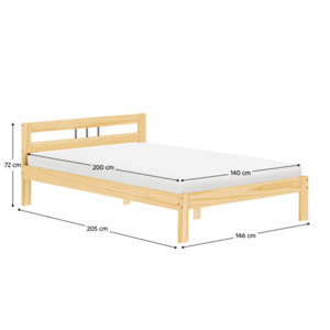 Posteľ JONA Tempo Kondela vyobraziť