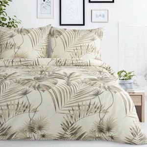 ArtFir Obliečky na dvojlôžko NINA | béžová/sivá 160 x 200 cm vyobraziť