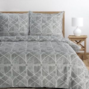 ArtFir Obliečky na jednolôžko SPRING 55 | sivá/biela 140 x 200 cm vyobraziť