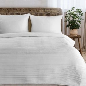 ArtFir Prikrývka na posteľ TARA | biela 220 x 240 cm vyobraziť