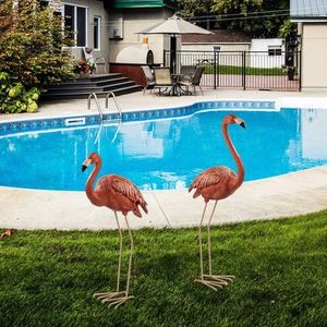 Decorative Garden Object Set (2 Pieces) Flamingo vyobraziť