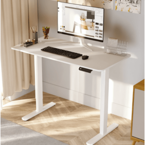 Elvisia Elektrický výškovo nastaviteľný písací stôl YLÖS | biela 120 x 60 cm vyobraziť