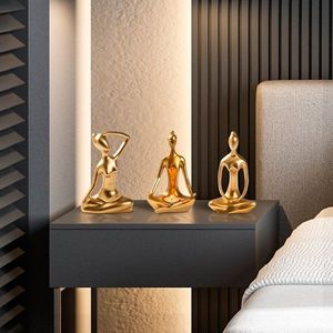 Súprava dekoratívnych predmetov (3 kusy) Yoga vyobraziť