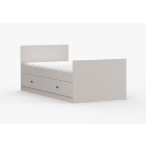 ArtIdz Posteľ ELFI II s roštom | kašmír 90 x 200 cm Farba: Sivé úchytky vyobraziť