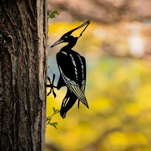 Záhradná dekorácia Bird On The Branch 10 - Black vyobraziť