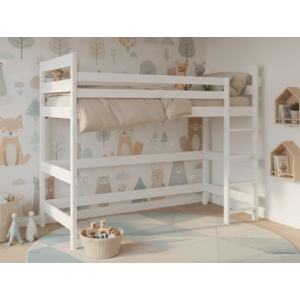 BMS Vyvýšená posteľ ANTRESOLA | biela 90 x 200 cm vyobraziť