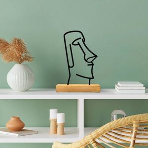 Dekoratívny predmet Moai - Black vyobraziť