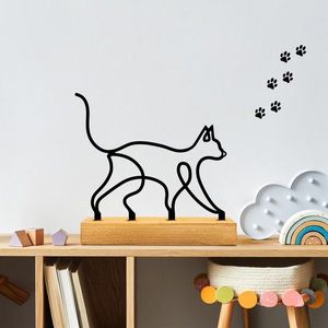 Dekoratívny predmet Meow - Black vyobraziť