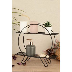 Dekoratívna kovová nástenná polica Halka D2K vyobraziť