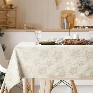 ArtFir Vianočný obrus WINTER | krémová/zlatá 145 x 300 cm vyobraziť