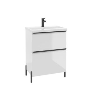 ArtDef Skrinka pod umývadlo NINO WHITE | D60 vyobraziť