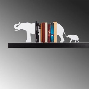 Metal Bookend Kitap tutucu 1 - White vyobraziť