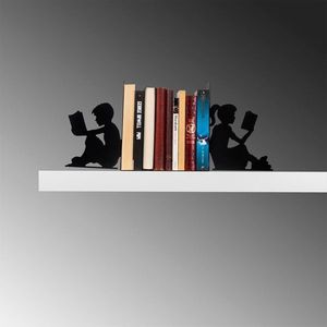 Metal Bookend Kitap tutucu 10 - Black vyobraziť