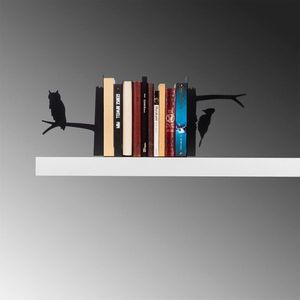 Metal Bookend Kitap tutucu 6 - Black vyobraziť