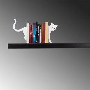 Metal Bookend Kitap tutucu 5 - White vyobraziť