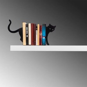 Metal Bookend Kitap tutucu 5 - Black vyobraziť