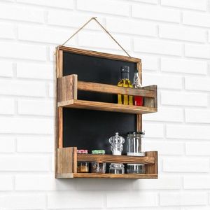 Wooden Shelf Two Layer Spice Rack vyobraziť
