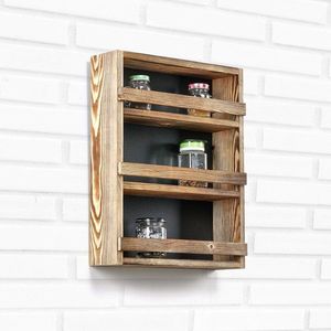 Wooden Shelf Big Three Layer Shelf vyobraziť