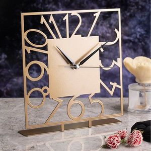 Dekoratívne hodiny Piazza - Gold vyobraziť