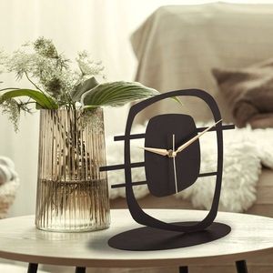 Dekoratívne hodiny Macerie - Black vyobraziť