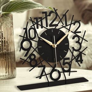 Dekoratívne hodiny Lineal - Black vyobraziť