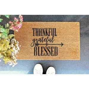 Coco Doormat Thankful vyobraziť