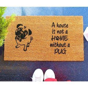 Coco Doormat Pug vyobraziť