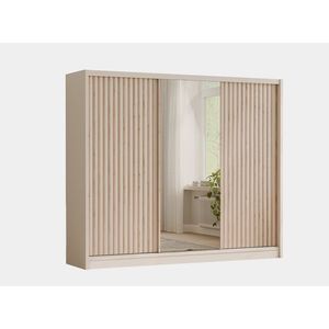 ArtStol Šatníková skriňa LONDON 250 LUX | so zrkadlom vyobraziť