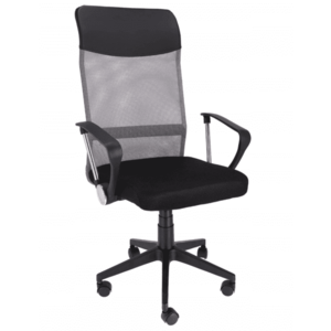 ArtJum Kancelárska stolička ZOOM | čierna/sivá vyobraziť