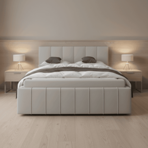 Elvisia Manželská posteľ MONACO s výklopným roštom | sivá 160 x 200 cm vyobraziť