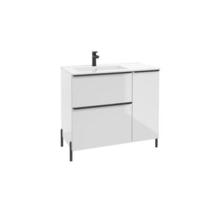 ArtDef Skrinka pod umývadlo NINO WHITE | D90 / ľavá vyobraziť