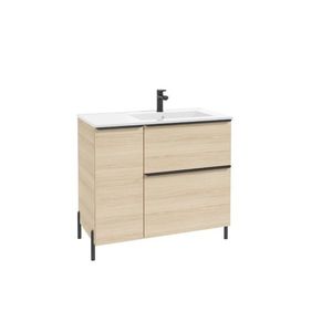 ArtDef Skrinka pod umývadlo NINO DUB VICENZA | D90 / pravá vyobraziť