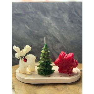 Candle Set (4 Pieces) Christmas Candle Set2 vyobraziť