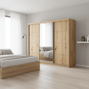 Elvisia Šatníková skriňa PALMA 250 | dub artisan vyobraziť