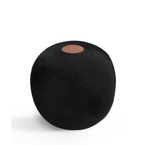 Puf Fluffy - Black vyobraziť