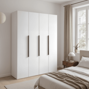Elvisia Šatníková skriňa NICEA 180 | biela vyobraziť