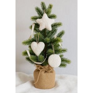 Christmas Ornament 3 Lu Set - White vyobraziť