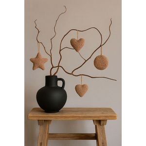 Christmas Ornament 3 Lu Set - Brown vyobraziť