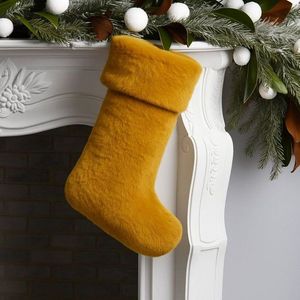 Christmas Stocking Pelush - Mustard vyobraziť