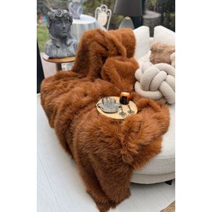 Prehoz na pohovku Lolita 200x75 - Tile Red vyobraziť