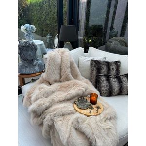 Prehoz na pohovku Lolita 150x100 - Beige vyobraziť