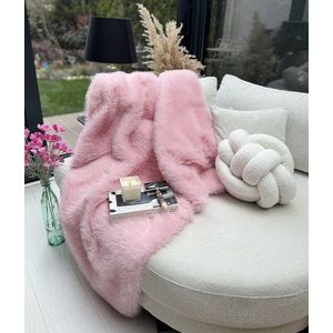 Prehoz na pohovku Lolita 150x100 - Pink vyobraziť