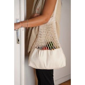 Net Bag File Big - Natural Beige vyobraziť