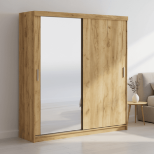 Elvisia Šatníková skriňa LEXY 200 | 1x zrkadlo vyobraziť