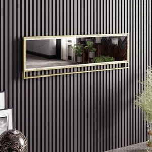 Decorative Wooden Mirror Polka 2 - White vyobraziť