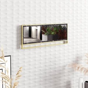 Decorative Chipboard Mirror Polka - Black vyobraziť