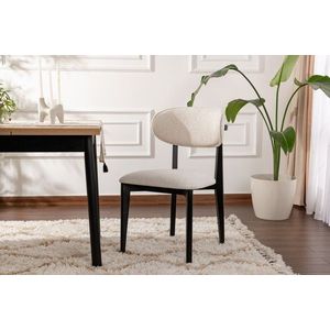 Súprava stoličiek (2 kusy) Lionte - White, Black vyobraziť