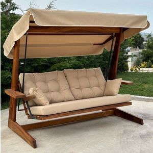 Garden Triple Swing Chair Sia 2400 - Camel vyobraziť
